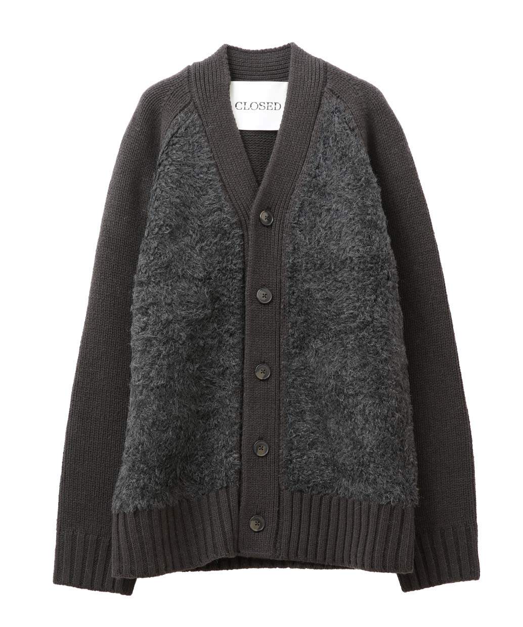 CLOSEDのウールアルパカ ニットカーディガン