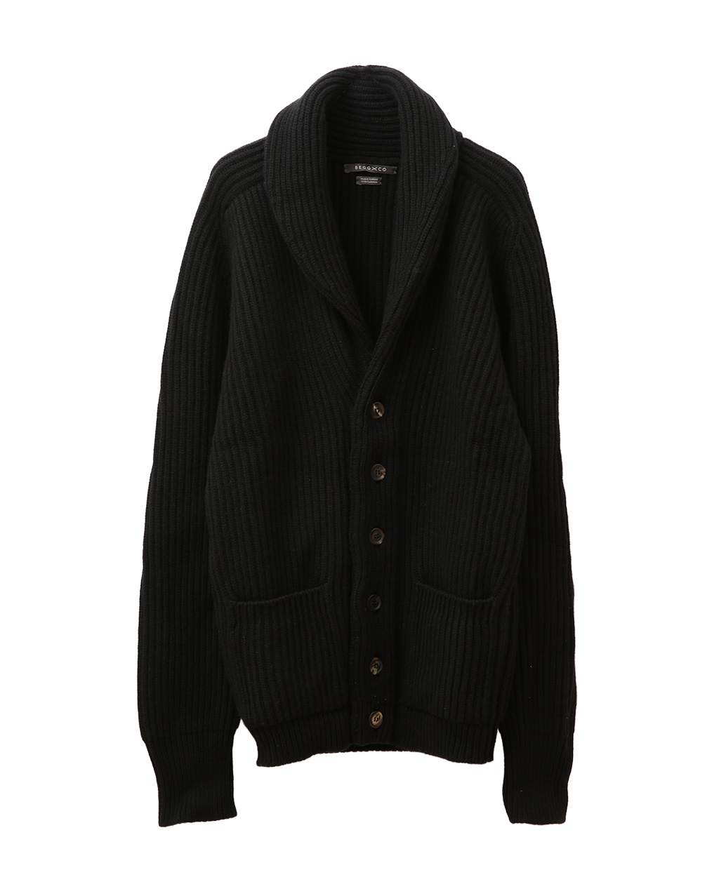 BEGG×CO Croft Cardiganのカシミヤ ショールカラー カーディガン