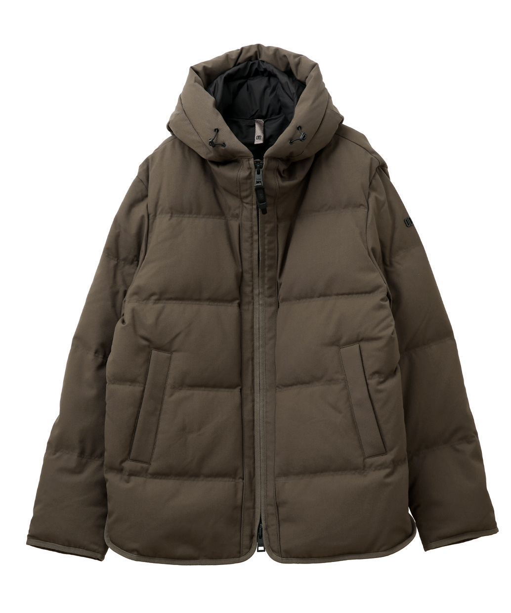 DUNO フーデッド ダウンブルゾン